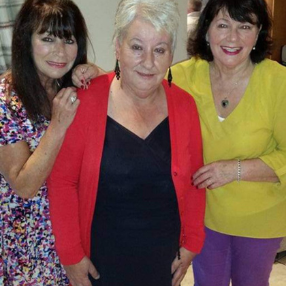 Miriam, Aine and Breeda on Aine's 56th birthday